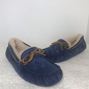 UGG Dakota Dark Denim Slippers Moccasins Shoe 5612